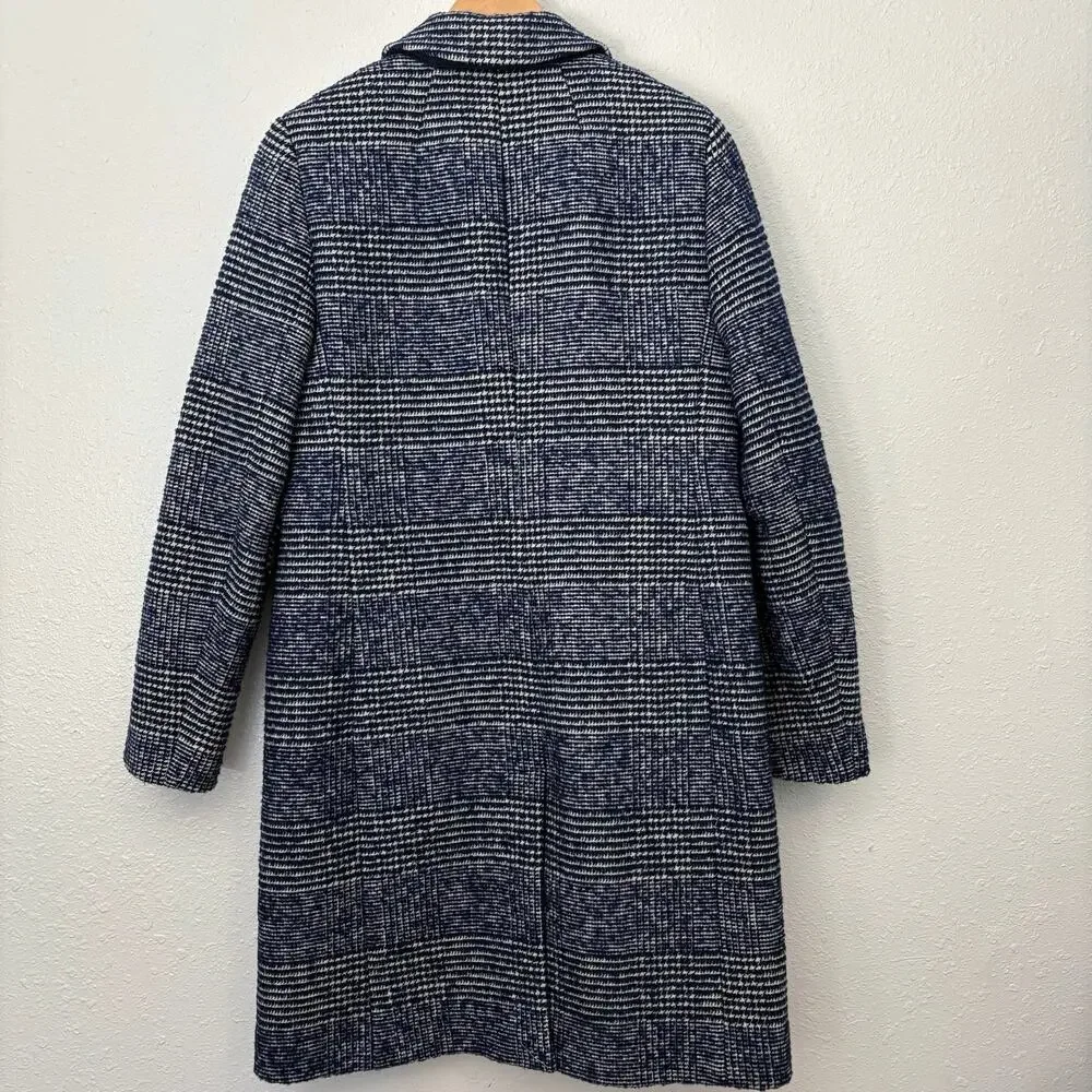 J. Crew Wool Topcoat Jacket Womens Size 4 Wool Blend Heavyweight Preppy City
